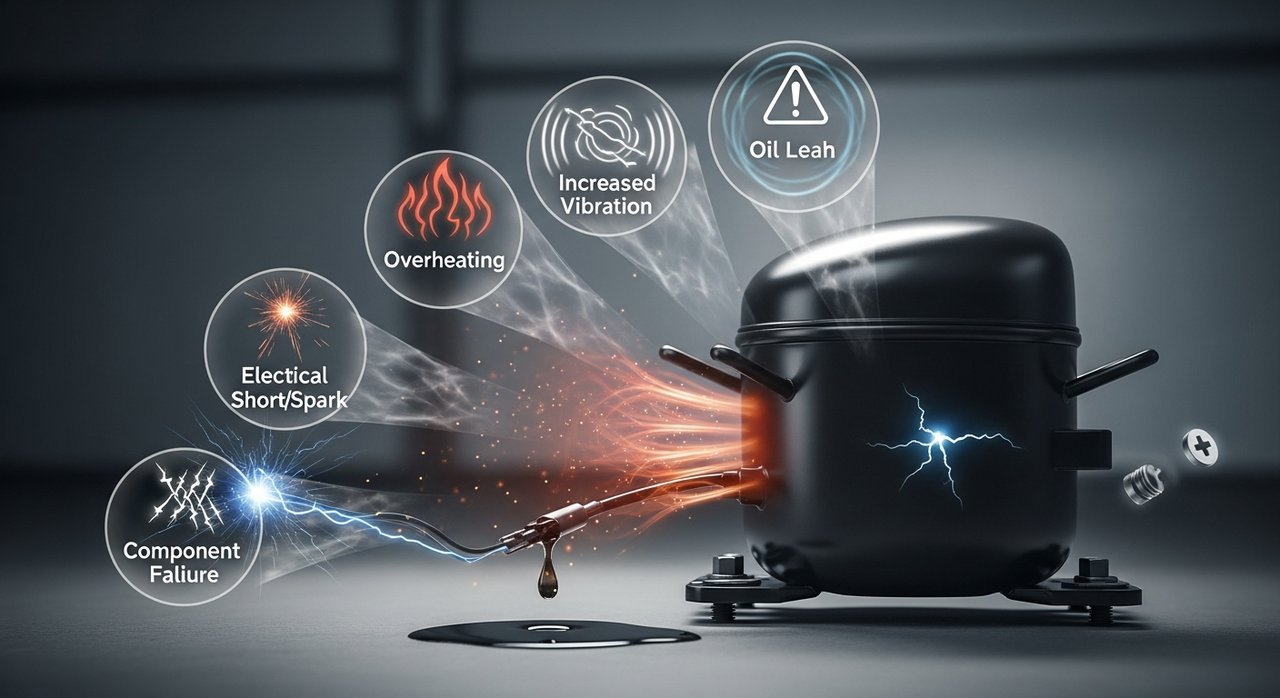 냉장고 컴프레서 주변에서 윙윙 소리 급격히 커질 때 위험 신호 5가지